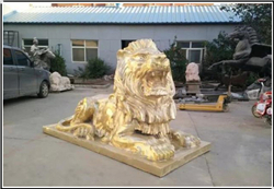 獅子銅雕塑 獅子銅雕塑
