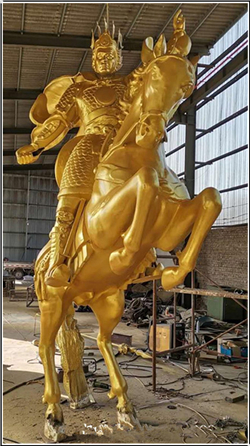景觀銅馬擺件、