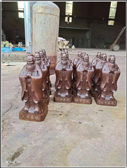 孔子圣像銅雕塑擺件鑄造 孔子圣像銅雕塑擺件鑄造
