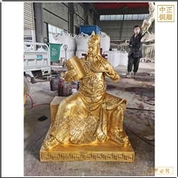 鑄銅關公 銅關公像批發(fā)廠家