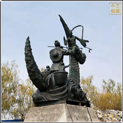 鑄銅關公 大型廣場人物雕塑