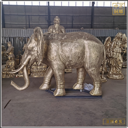 鑄銅關(guān)公 鑄銅企業(yè)門口銅大象