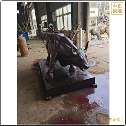 鑄銅關(guān)公 旺市華爾街銅牛雕塑
