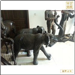 鑄銅關(guān)公 小型室外銅大象雕塑價格