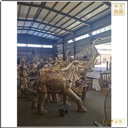 鑄銅關公 銅大象制作廠家
