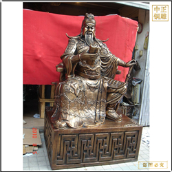 關二爺銅雕塑鑄造廠家 關二爺銅雕塑鑄造廠家