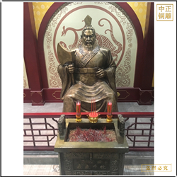 鑄銅關公 上古人物顓頊銅像