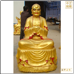 鑄銅關公 十八羅漢銅佛像批發