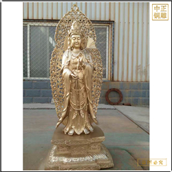 鑄銅關(guān)公 1米6站西方三圣神像鑄造價(jià)格