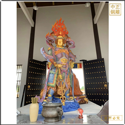 寺廟大型韋陀銅像 寺廟大型韋陀銅像