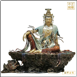 寺廟彩繪銅佛像鑄造 寺廟彩繪銅佛像鑄造