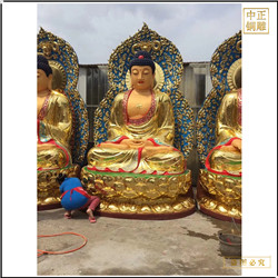 大型釋迦牟尼佛銅雕像 大型釋迦牟尼佛銅雕像