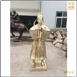 古代戴帽子人物雕塑 古代戴帽子人物雕塑
