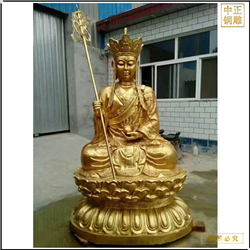 鑄銅關(guān)公 黃銅地藏菩薩佛像