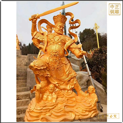 批發極彩四大天王佛像 批發極彩四大天王佛像