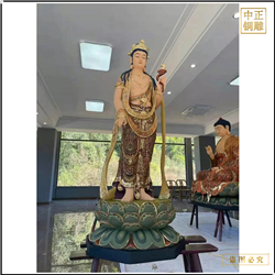 站像彩繪銅佛像加工 站像彩繪銅佛像加工