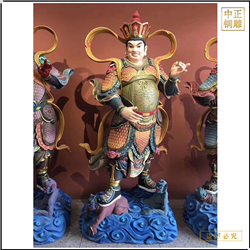 鑄銅關公 定制6米四大天王佛像擺件