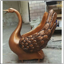 鑄銅關公 動物雕塑銅天鵝