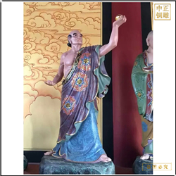 寺廟彩繪十大羅漢雕塑 寺廟彩繪十大羅漢雕塑