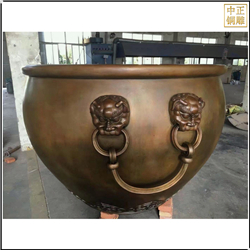 定制仿古鑄銅缸雕塑 定制仿古鑄銅缸雕塑