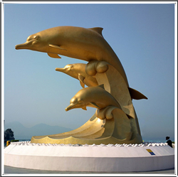 大型海豚雕塑 大型海豚雕塑
