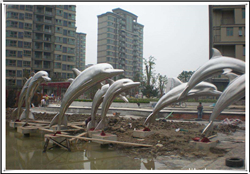 大型海豚景觀雕塑 大型海豚景觀雕塑